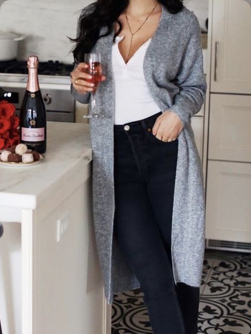 Cable & Gauge Duster Cardigan
